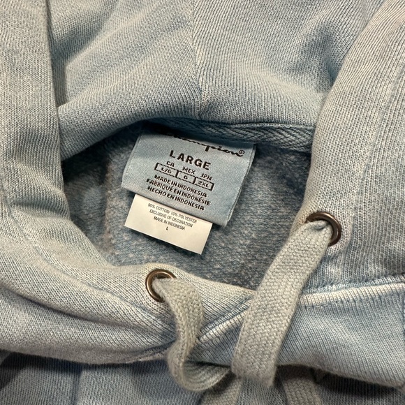Champion Aqua Blue Cropped Hoodie & Sweatpants Large - Picture 5 of 11